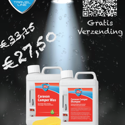 mer original caravan camper was en shampoo actieset met gratis verzending